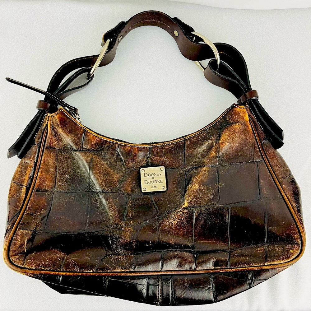 Leather Dooney & Bourke Crocodile Purse J8566221.